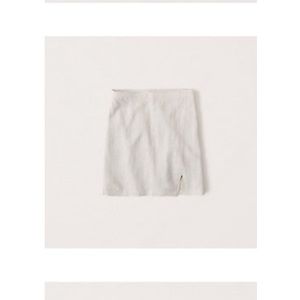 Abercrombie Linen Blend Midi Skirt